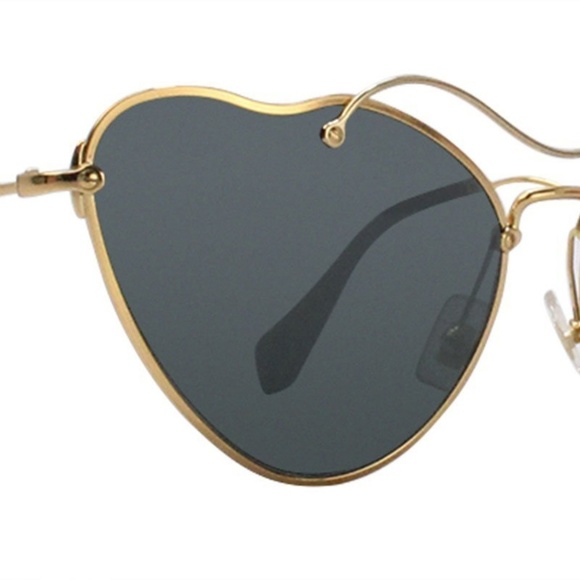 Miu Miu Metal Frame Irregular Butterfly Sunglasses main image 4